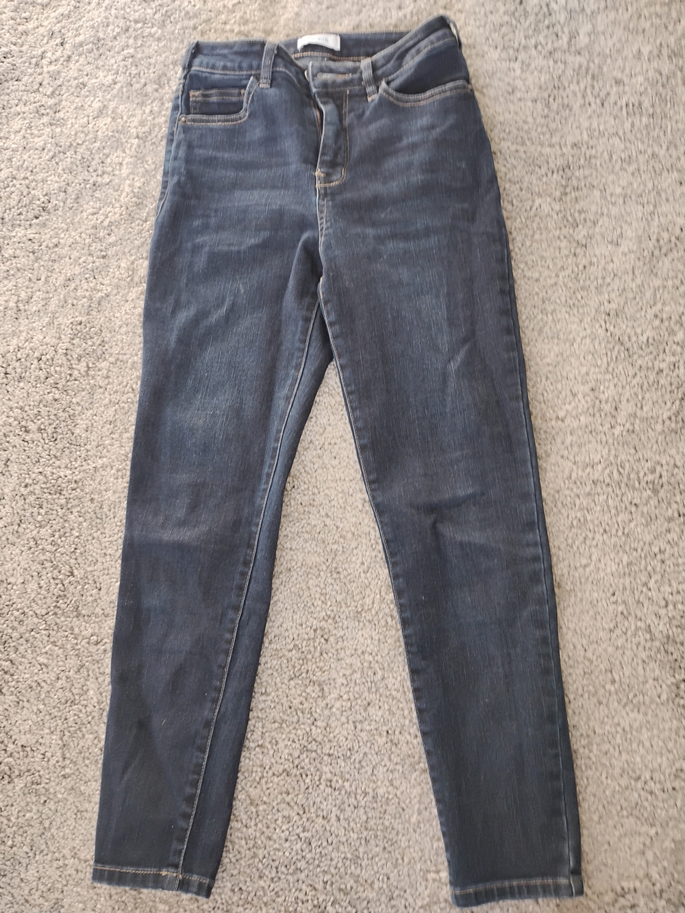 Women's Skinny Jeans in Dark Blue Wash